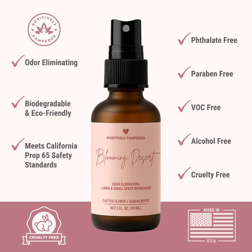 Blooming Desert Room Spray Check Marks