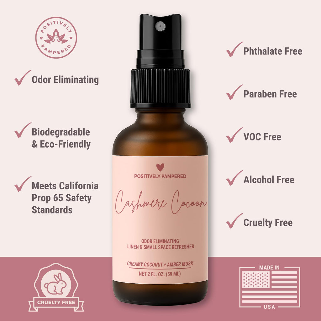 Cashmere Cream Room Spray Check Marks