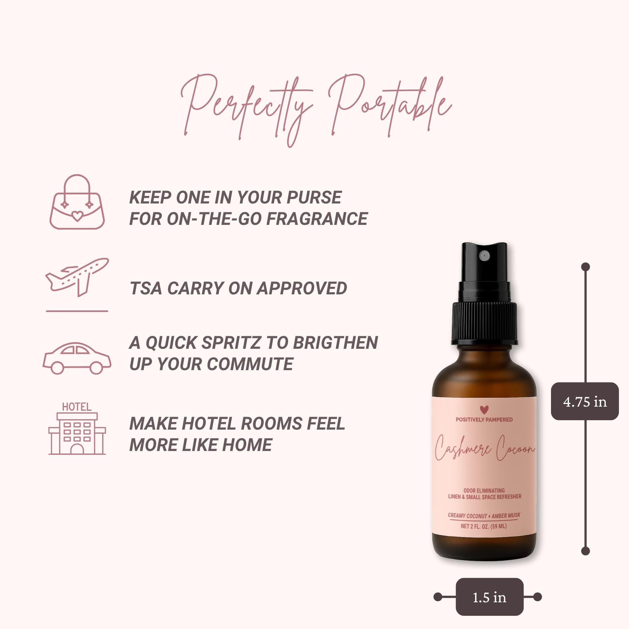 Cashmere Cream Room Spray Portable