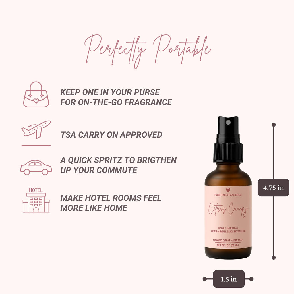 Citrus Canopy Room Spray Portable