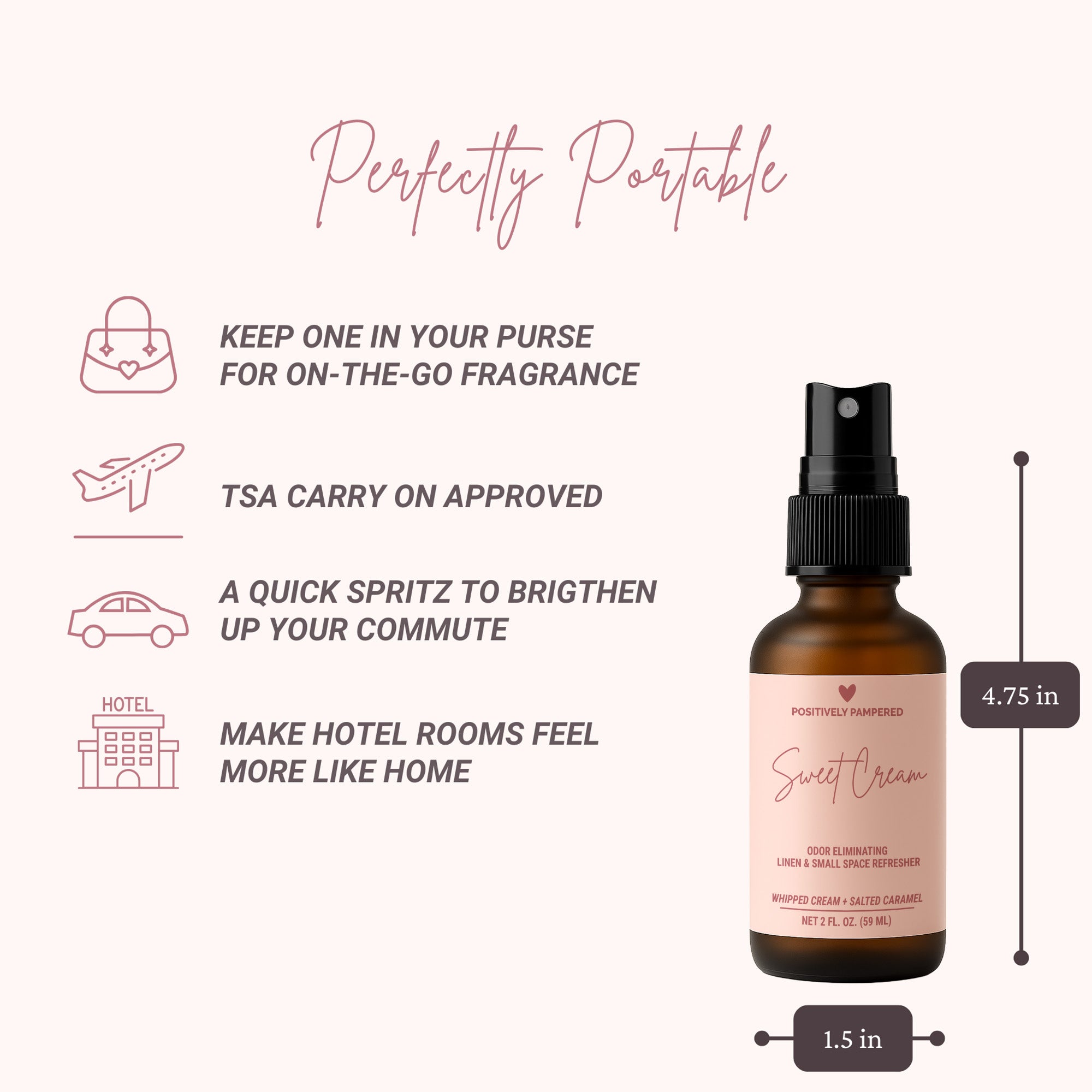 Sweet Cream Luxury Linen & Small Space Freshener